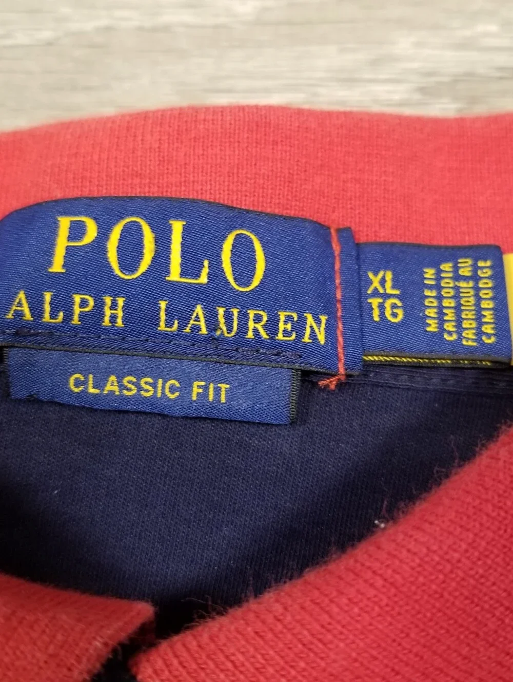 Polo Ralph Lauren Men XL Classic Fit Color-Block Soft Cotton Pony Polo T Shirt